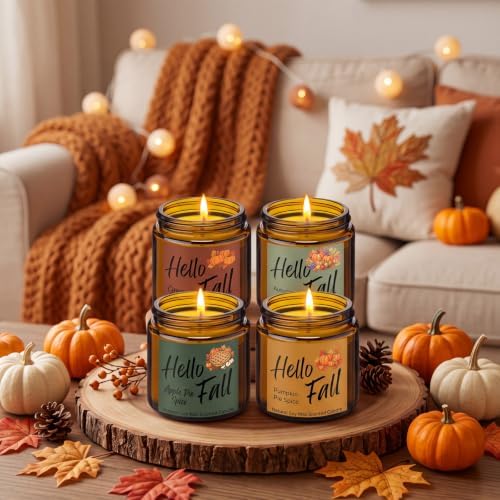 MTLEE 24 Pcs Fall Scented Candles for Home Candle Gifts for Women Men - Image 7