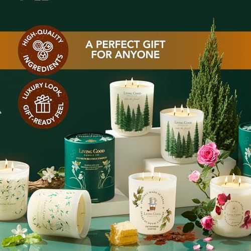 Rich Coffee Beeswax Candle, Roasted Bean & Sweet Vanilla, 90+ Hr, 15 Oz - Image 7