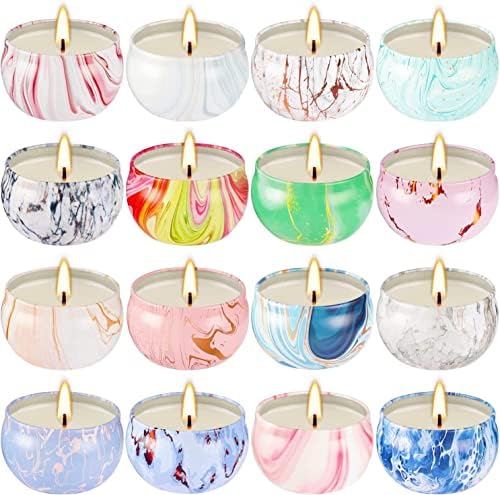 Mother's Day Scented Candles Gifts Set 16 Pack Soy Wax Travel Tin Jar Candles for Home 2.5 OZ Aromatherapy Candles for Mom for Christmas, Birthday, Thanksgiving, Mother's Day… by Grcdoyvl