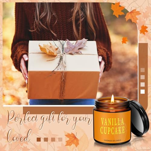 Landhoow 6 Pcs Fall Scented Candle Gifts Set for Women, Fall-Pumpkin Hue - Image 5