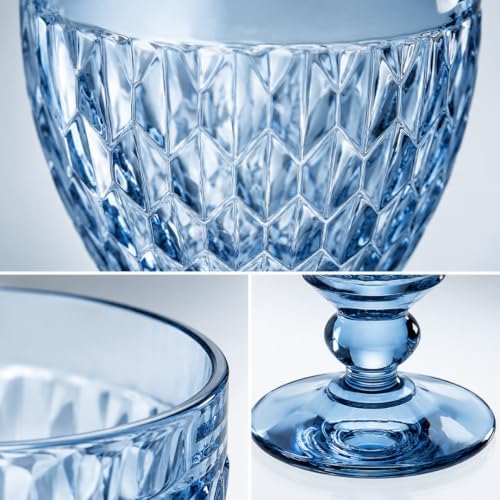 Villeroy & Boch Boston Water Goblet, Blue, Set of 4 - Image 3