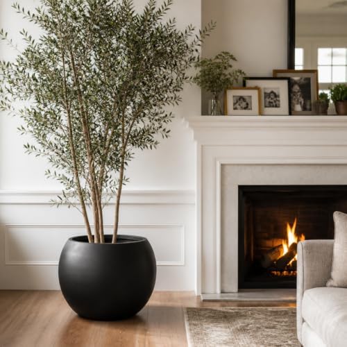 Planters for Indoor Plants with Drainage Hole 17.7''D Lightweight by RedefineModernLiving