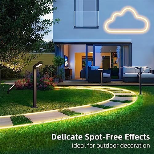 Lamomo LED Strip Lights 32.8ft, Warm White Dimmable Neon Rope, Waterproof - Image 7