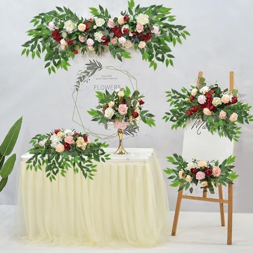 Artificial Italian Ruscus Greenery Stems, Faux Green Leaf Garland Branches Hanging Greenery Spray for Wedding Bouquet Arch Table Centerpiece Home Decor (Green-40 Pack) - Image 6