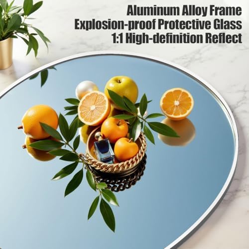 Prywot Arched Full Length Mirror, 76"x34" Free Standing Floor Mirror, White - Image 3