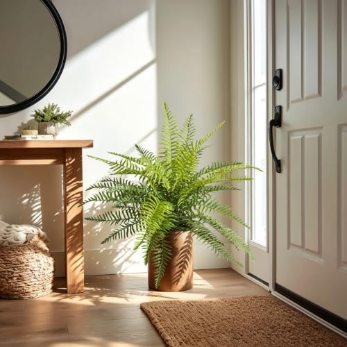 2 Pack Artificial Fern Plants in Pots, Type 8 - Image 5