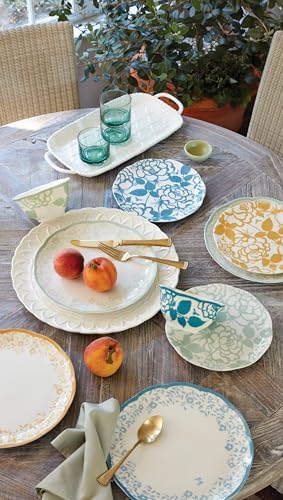Lenox Tuscany Classics Stackable Drinkware, Glass, Dishwasher Safe, Short Glasses, Set of 4, Green (4 Piece) - Image 4