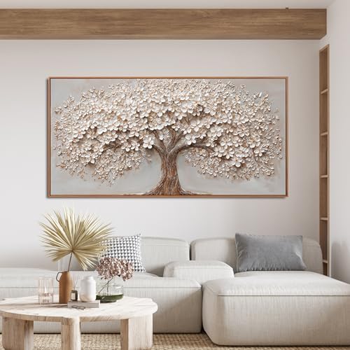 Canvas Wall Art Decor Prints Oversized Wall Art Pictures for Living Room Modern Large Tree of Life Wall Art Prints Framed Artwork for Walls Bedroom Office Decor 29" X 58"Printed Decorative Painting - Image 4
