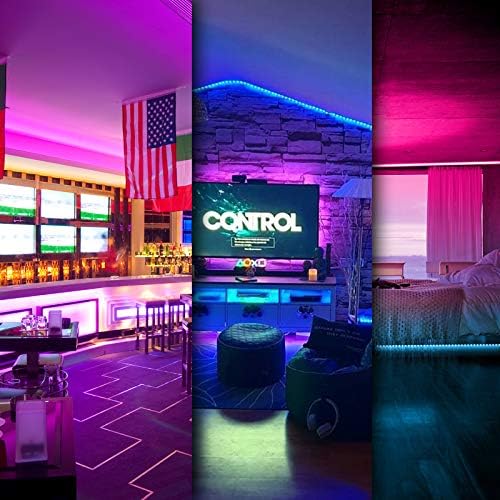 DAYBETTER Led Strip Lights 100 ft Smart with App Remote Control, LED Lights RGB for Bedroom, Living Room, Home Decoration, Music Sync Color Changing for Room Party(2 Rolls of 50 ft) - Image 6