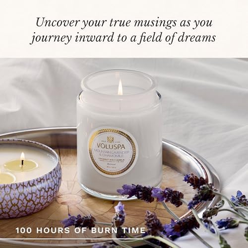 Voluspa Mountain Lavender Chamomile Candle Jar, 18 oz - Image 5