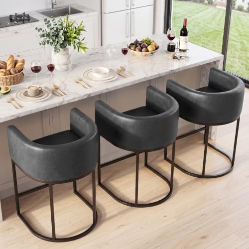 Counter Height Bar Stools Set of 3, 24 Inch Barstools - Image 7
