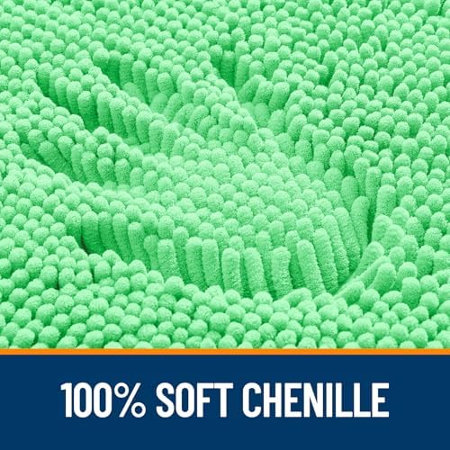 OLANLY Large Bathroom Rugs 70x46, Extra Soft Absorbent Chenille Bath Rugs - Image 3