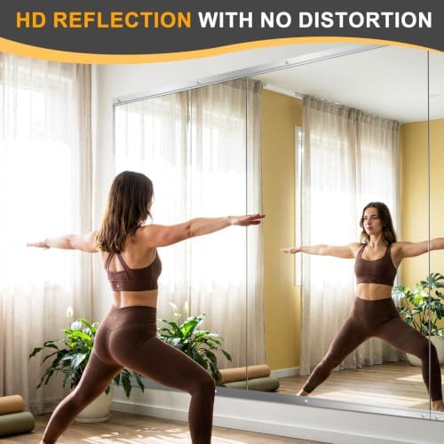 Home Gym Mirror for Wall, 48"x24"x3PCS, Workout Mirrors for Home Gym - Image 3
