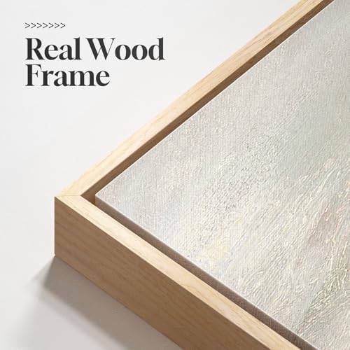 Large Framed Sage Green Abstract Landscape Wall Art for Living Room, 24x36 - Image 6