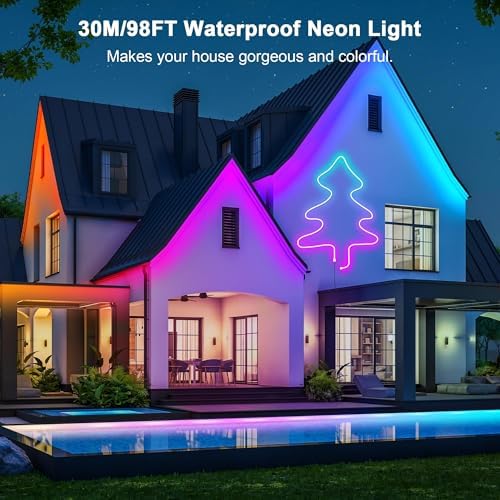Cozylady RGB Neon Light LED Rope Light (30m/100ft) - Image 4