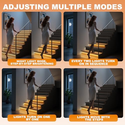 Intelligent Motion Sensor Stair Light, 40 inches, 16 Stairs - Image 6