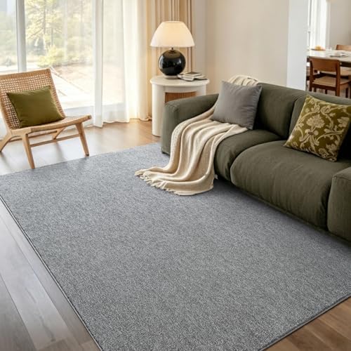 4x6 Grey Area Rug Washable Non-Slip Soft Thin for Bedroom Living Room by Unknown