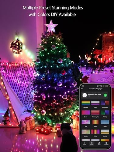 BrizLabs Smart Fairy Lights, 66 ft 200 LED, Alexa Google Home Compatible - Image 3