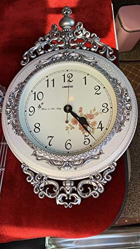 SHISEDECO 29.5" Large Vintage Antique Grandfather Pendulum Wall Clock,White - Image 4