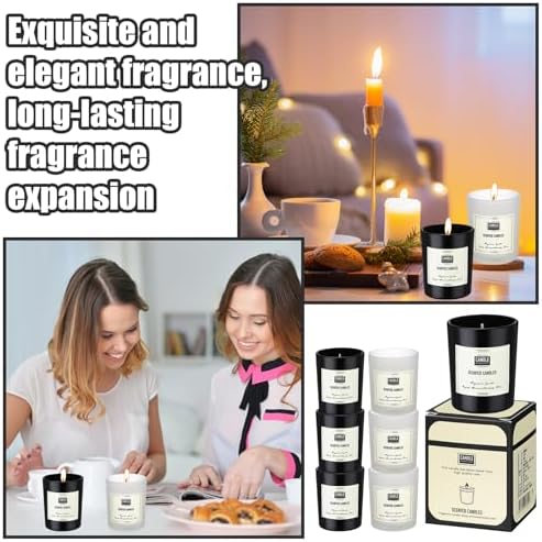 Threlaco 100 Pcs Scented Candles Bulk, Soy Wax Aromatherapy Candle Jars - Image 6