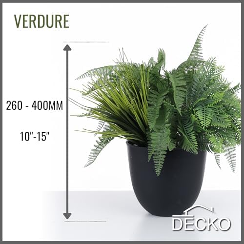 DECKO Artificial Plants - Fake Plants & Flowers Indoor and Outdoor - UV Resistant Flora for Living Room, Balcony, Patio, Kitchen etc - Faux Greenery - Flora Collection (8 Plantable Stems) - Image 5