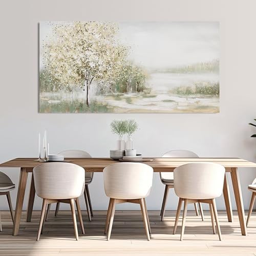 Canvas Wall Art Decor Oversized Green Wall Art for Living Room Natural Landscape Wall Art Decor Canvas Art Wall Decorations Large Wall Art Prints For Walls Home Office Wall Decor 35"X70" - Image 5