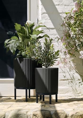 Veradek Demi Series Raised Duo Planters - Set of 2 Planters with Stands - Image 5