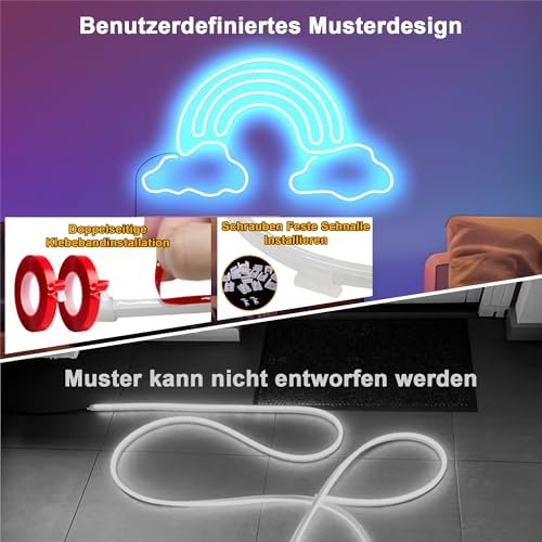 Cozylady RGB Neon Light LED Rope Light (66ft/20M) - Image 3