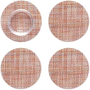 Chilewich Mini Basketweave Coasters Set of 4 by Chilewich
