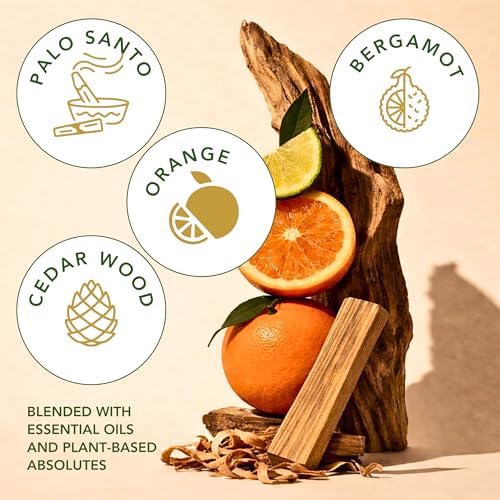 Palo Santo & Bergamot Beeswax Candle – Calming & Grounding, 30+ Hr - Image 3