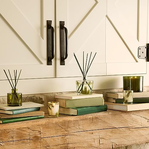 Thymes Frasier Fir Reed Diffuser Set – Includes Reeds, Fragrance Oil, and Frosted Glass Bottle – Fragrance Oil Diffuser – Room Fresheners – Luxury Home Decor – Green & Clear (Pine Needle, 7.75 fl oz) - Image 4