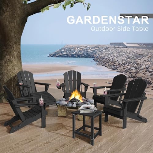 GARDENSTAR Outdoor Side Tables Adirondack, HDPE Small Table for Patio,Outside End Table for Porch, Deck, Pool, Weather Resistant/Easy Maintenance - Image 6