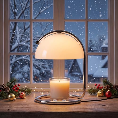 Modern White Candle Warmer Lamp by LUDENGJI