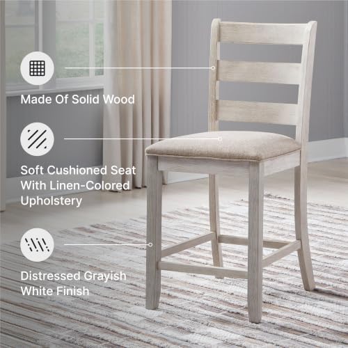 Signature Design by Ashley Counter Height Barstools, Set of 2, Farmhouse - Image 5