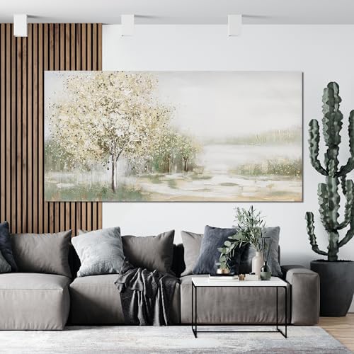 Canvas Wall Art Decor Oversized Landscape Wall Art Decor Green Wall Art for Living Room Natural Canvas Art Wall Decor Oversized Wall Art Prints For Walls Home Office Wall Decorations 39"X78" - Image 4