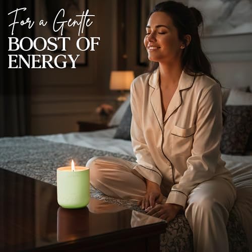 CAFTARI Luxury Aromatherapy Candle | Bergamot & Tea Accord Scented | 60 Hour Burn | Clean Coconut Soy Wax | Vegan, Gift-Ready Candle for Sleep & Home Spa Feel | Elixir - Image 4