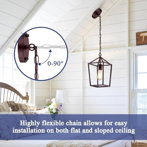 Sheetea 2 Pack Pendant Lights Kitchen Island, Farmhouse Light Fixtures - Image 5