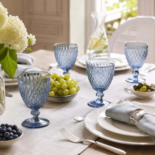 Villeroy & Boch Boston Water Goblet, Blue, Set of 4 - Image 6