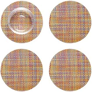 Chilewich Mini Basketweave Coasters Set of 4 by Chilewich