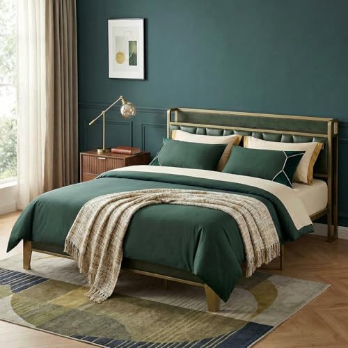 LIKIMIO California King Bed Frame with Storage Headboard & Charging Station - Image 3