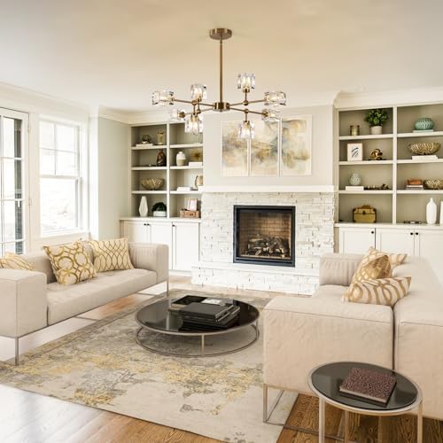Crystal Sputnik Chandelier with 8-Light Modern Light Fixtures - Image 4