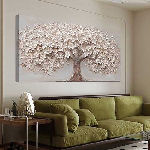 Canvas Wall Art Decor Prints Oversized Wall Art Pictures for Living Room Modern Large Tree of Life Wall Art Prints Artwork for Walls Bedroom Office Decor 29" X 58" Printed Decorative Painting by TQJYILUFAART