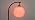 Orange Arc Floor Lamp with Glass Globe Shade, Mid Century Modern - Image 7