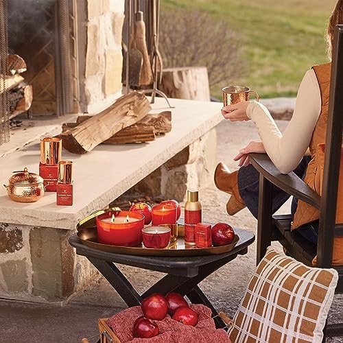 Thymes Scented Candles for Home Decor - Luxury Home Fragrance Gifts for Women & Men - Fall Candles with Warm Notes of Apple, Clove, & Cardamom - Rose Gold Votive (Simmered Cider, 2 oz) (Pack of 2) - Image 6