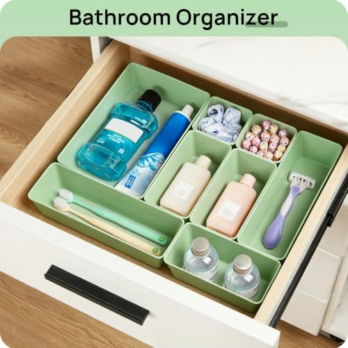 Vtopmart 25 Pack Plastic Drawer Organizers with Anti-slip Rubber Pads - Image 5