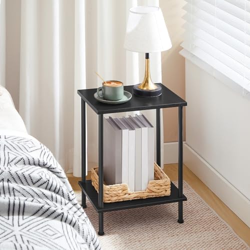 HOOBRO End Tables Set of 2, Small Side Tables, Nightstands for Small Spaces - Image 4