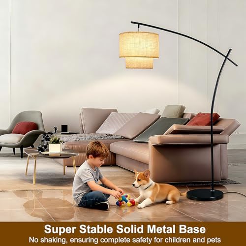 Lightdot Arc Floor Lamp Modern 3000K Dimmable Standing Lamp for Living Room - Image 6