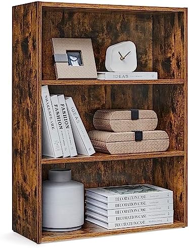 VASAGLE 3-Tier Bookshelf, Storage Organizer, 23.6 x 9.4 x 32 Inches by VASAGLEbySONGMICSHOME