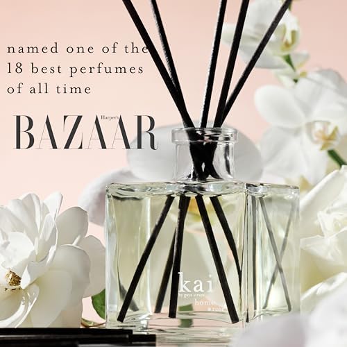 kai Reed Diffuser - (Rose Absolute, Gardenia, White Exotics) a Fresh, Light, airy & Delicious Scent. Vegan, Cruelty Free, Recyclable, Made in the USA. 6.75 fl oz. - Image 2