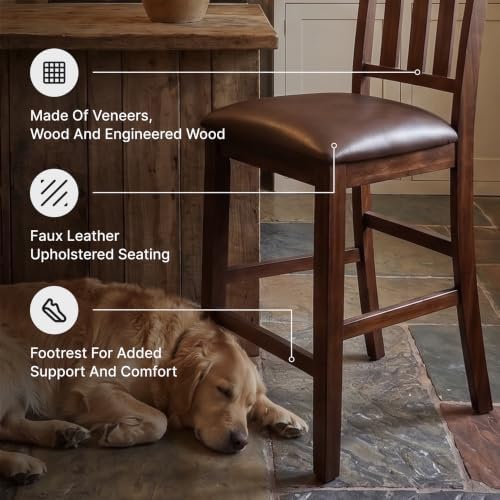 Signature Design by Ashley Haddigan Counter Height Bar Stool, Set of 2 - Image 5